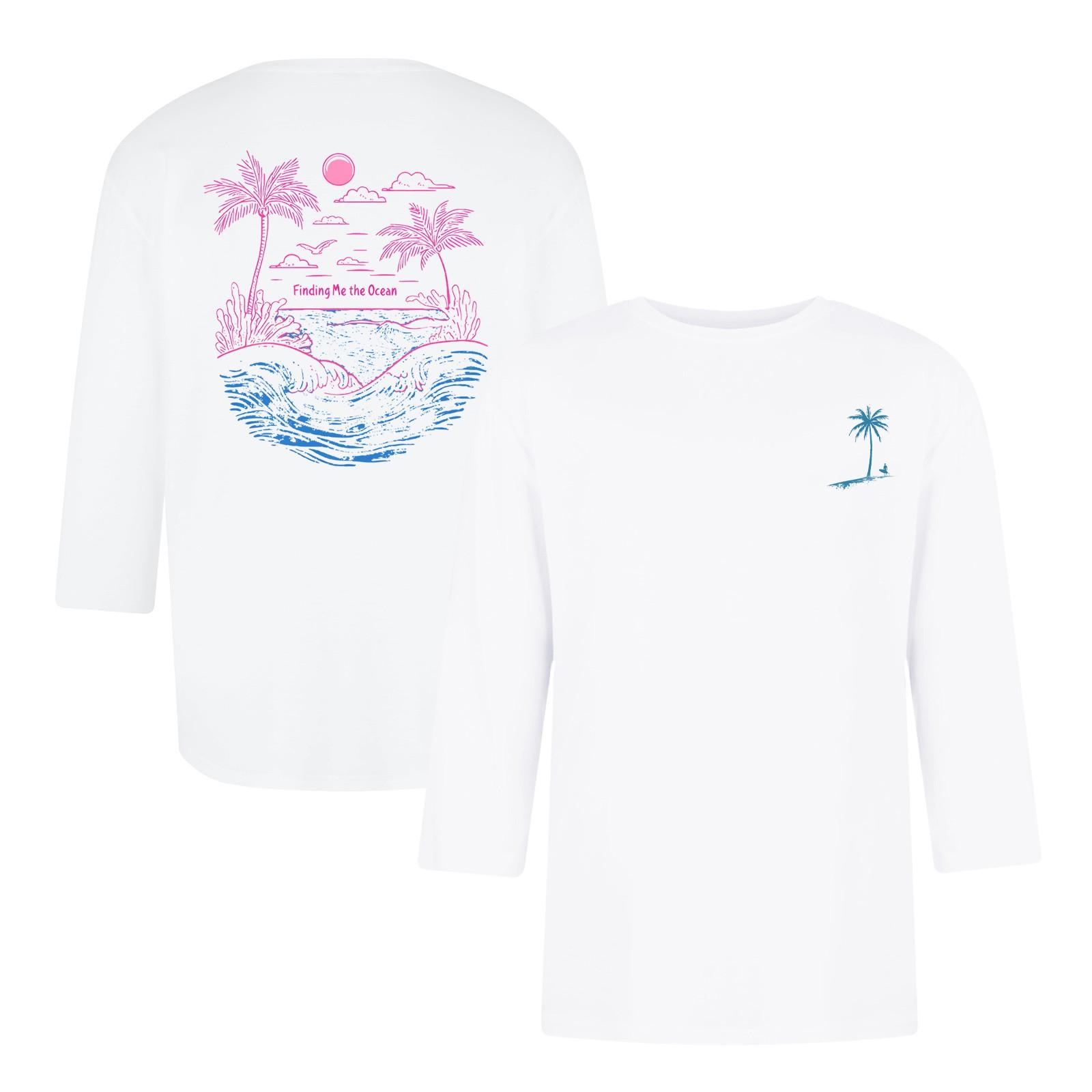 Мужская повседневная и модная футболка с принтованным воротником и рукавами три четверти XL белый
Мужская повседневная и модная футболка с принтованным воротником и рукавами три четверти XL белый