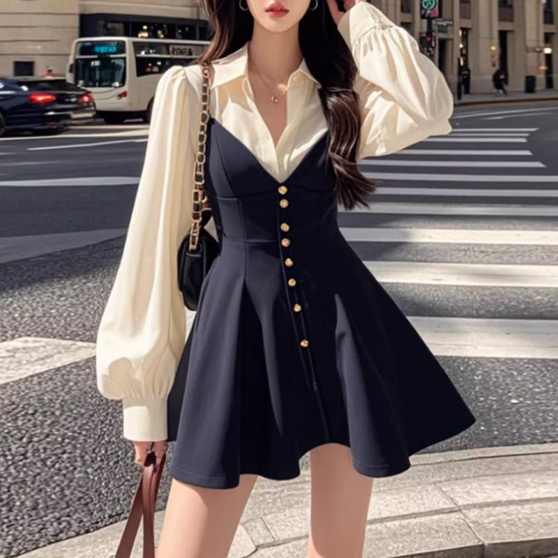 VONDA Женские летние платья-двойки с воротником-рубашкой и длинным рукавом L
VONDA Женские летние платья-двойки с воротником-рубашкой и длинным рукавом L