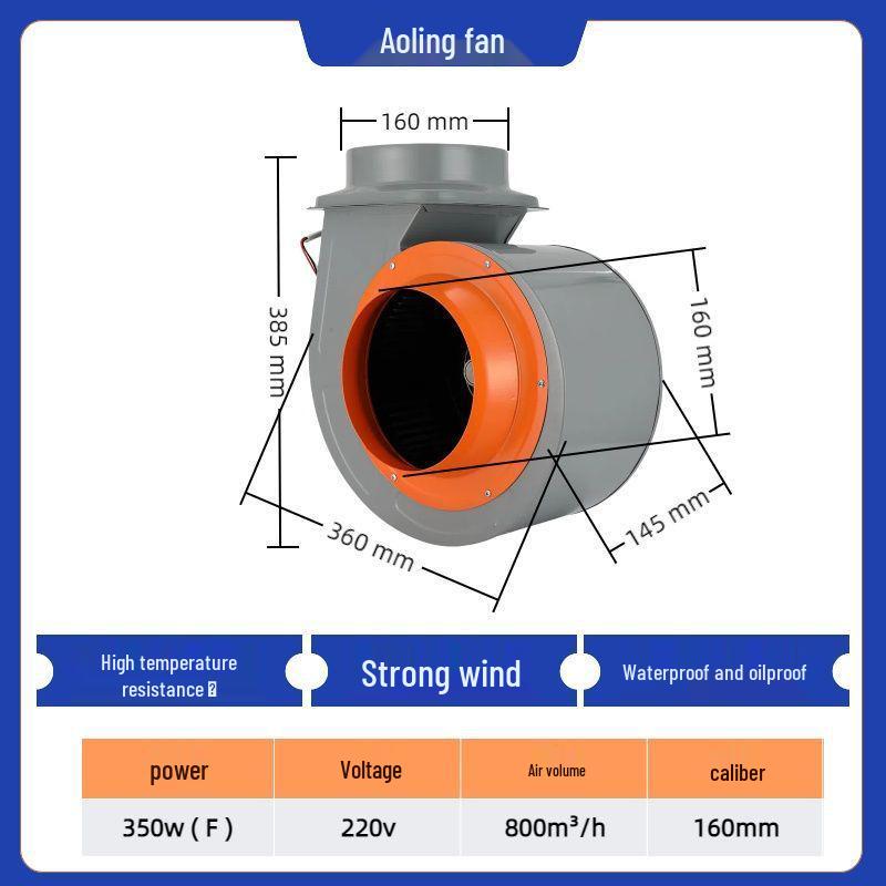 High-Power Centrifugal Suction & Oscillation Fan for Street Stalls & Kitchens
High-Power Centrifugal Suction & Oscillation Fan for Street Stalls & Kitchens