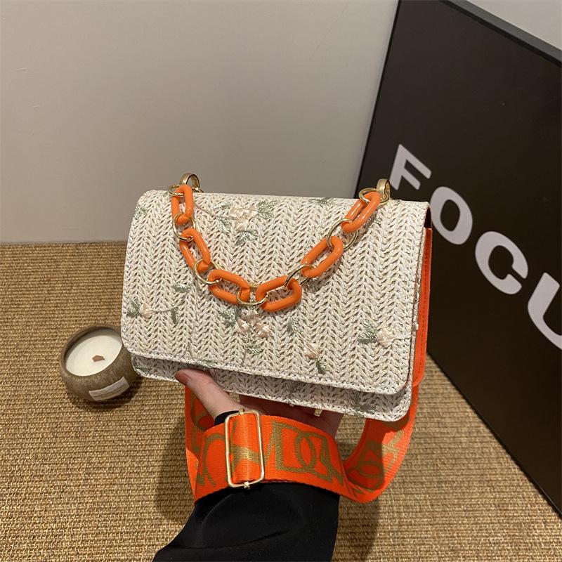 Акрилова портативна маленька квадратна сумка з мереживною квіткою, жіноча, популярна нова весняна сумка-месенджер 2024 року з широким плечовим ремінцем, на одне плече помаранчевий
Акрилова портативна маленька квадратна сумка з мереживною квіткою, жіноча, популярна нова весняна сумка-месенджер 2024 року з широким плечовим ремінцем, на одне плече помаранчевий