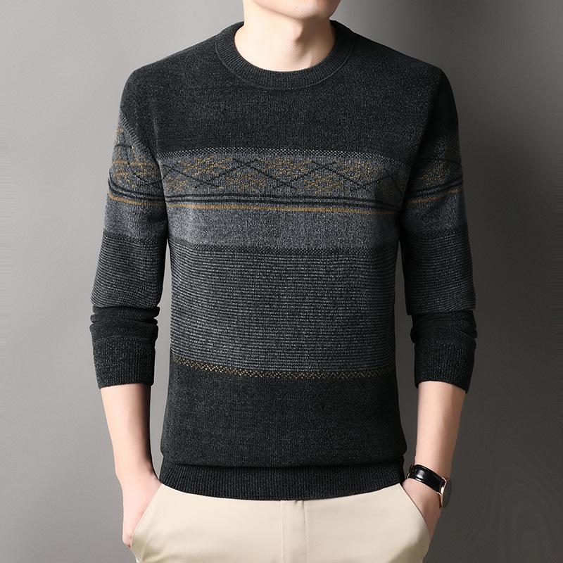 Men s Thick Chenille & Velvet Jacquard Sweater, Warm Round Neck Knit for Autumn/Winter M
Men s Thick Chenille & Velvet Jacquard Sweater, Warm Round Neck Knit for Autumn/Winter M