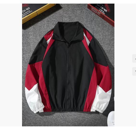 Men s Color-blocked Jacket Lightweight Casual Windproof and Wear-resistant High-quality Fabric XS червоний
Men s Color-blocked Jacket Lightweight Casual Windproof and Wear-resistant High-quality Fabric XS червоний