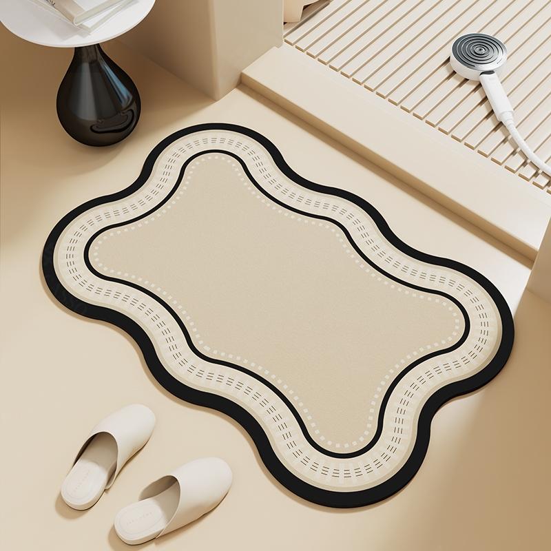 Bathroom absorbent floor mat, diatom mud toilet, toilet door foot mat, toilet non-slip and dirt-resistant bathroom carpet 40x60cm15.7x23.6in
Bathroom absorbent floor mat, diatom mud toilet, toilet door foot mat, toilet non-slip and dirt-resistant bathroom carpet 40x60cm15.7x23.6in