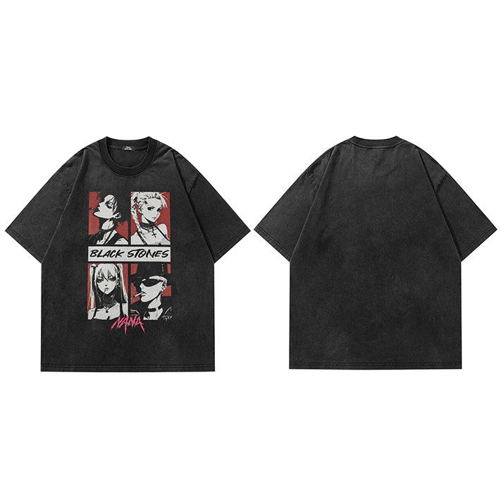 Men T Shirt Streetwear Hip Hop Oversized T Shirt Anime Cartoon Graphic Washed Black Tshirt Cotton Harajuku Tops Tees Dope S
Men T Shirt Streetwear Hip Hop Oversized T Shirt Anime Cartoon Graphic Washed Black Tshirt Cotton Harajuku Tops Tees Dope S