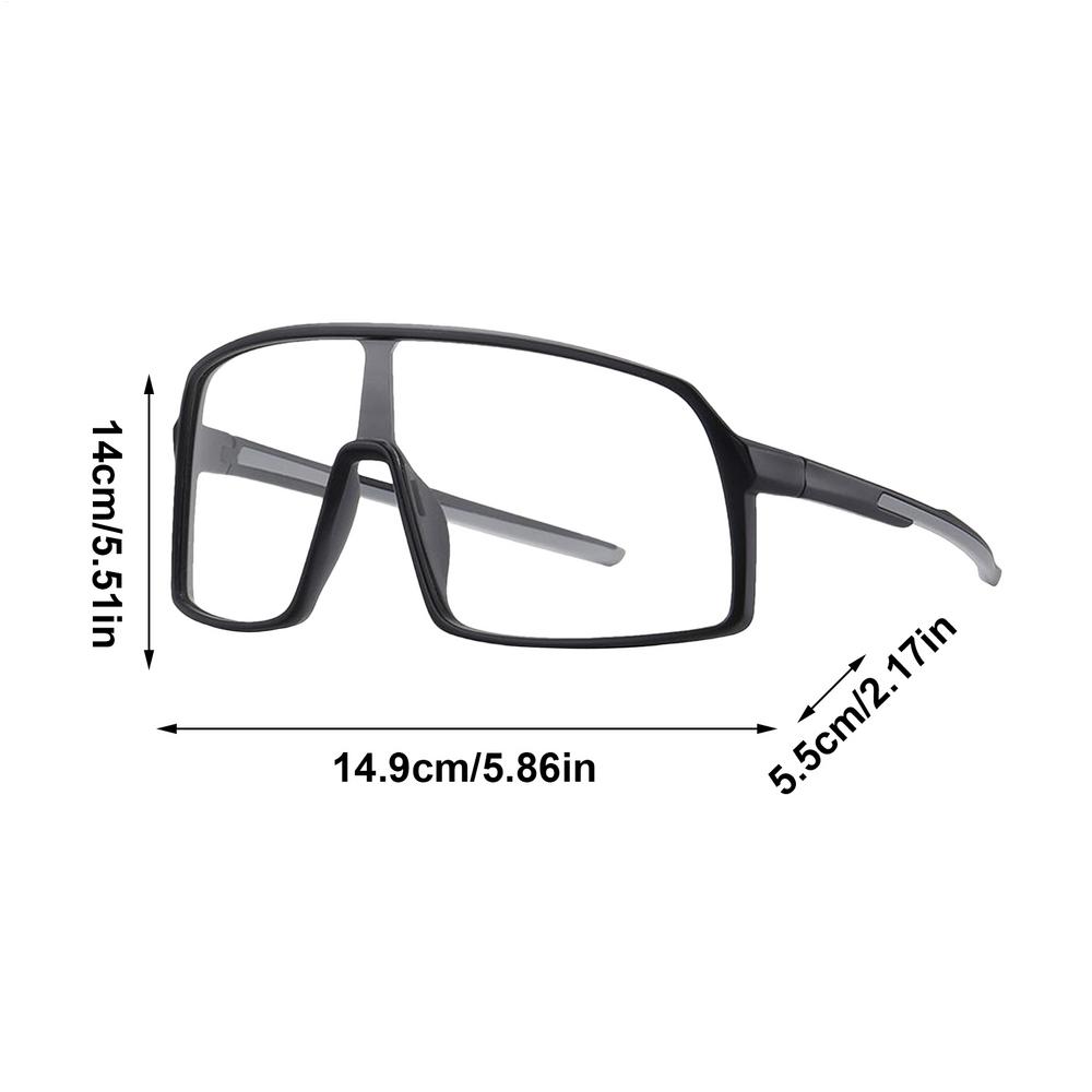 Cycling Sunglasses Clear Protective Sunglass Windproof Sports Glasses for Men Women with UV Protection Biking Motorcycle Running чёрный
Cycling Sunglasses Clear Protective Sunglass Windproof Sports Glasses for Men Women with UV Protection Biking Motorcycle Running чёрный