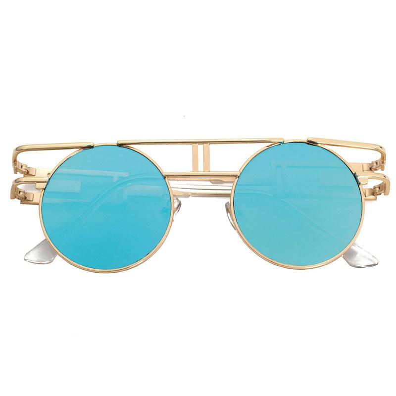 Мужские и женские солнцезащитные очки в стиле стимпанк, круглые, цветные, отражающие, винтажные, унисекс, зеркальные, металлические, неполяризованные очки
Мужские и женские солнцезащитные очки в стиле стимпанк, круглые, цветные, отражающие, винтажные, унисекс, зеркальные, металлические, неполяризованные очки
