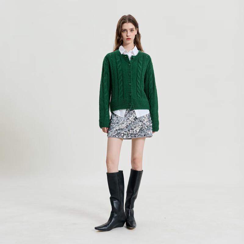 SANCITY Women s Winter Cable Knit Cardigan L 165/88A
SANCITY Women s Winter Cable Knit Cardigan L 165/88A