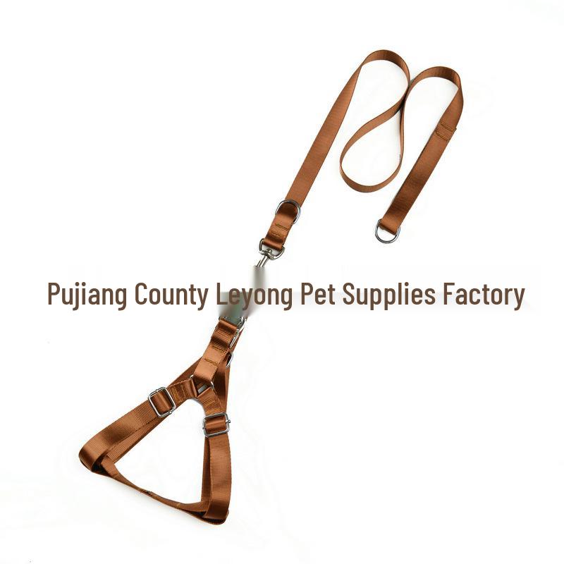 Thickened Alloy Buckle Chest Harness & Leash Set for Large Dogs (Golden Retriever, Border Collie) W 2.0cm*1.2m коричневий
Thickened Alloy Buckle Chest Harness & Leash Set for Large Dogs (Golden Retriever, Border Collie) W 2.0cm*1.2m коричневий