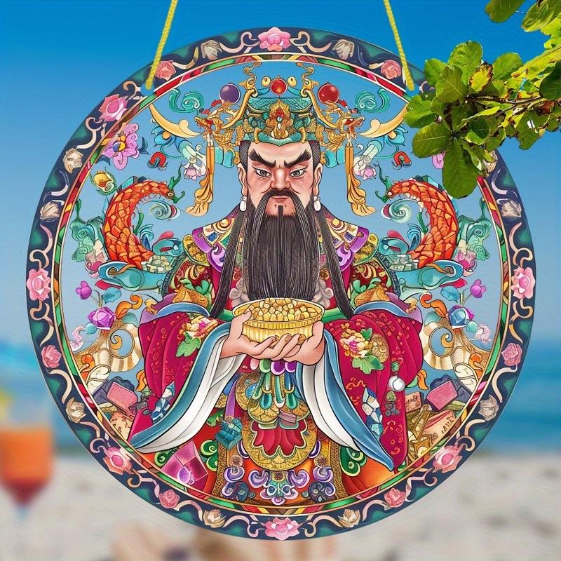 Chinese Grandfather, Acrylic Hanging, Stained Glass Style Window Decor for Farmhouse Garden and Yard, Perfect for Home 20*20cm
Chinese Grandfather, Acrylic Hanging, Stained Glass Style Window Decor for Farmhouse Garden and Yard, Perfect for Home 20*20cm