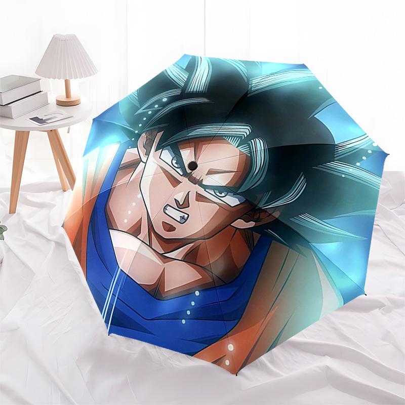1pc Dragon Ball Z Goku Super Saiyan Blue Automatic Folding Umbrella, Portable 3-Fold Design, 8-Bone Iron Frame Outdoor Umbrella, Perfect Gift for Fans
1pc Dragon Ball Z Goku Super Saiyan Blue Automatic Folding Umbrella, Portable 3-Fold Design, 8-Bone Iron Frame Outdoor Umbrella, Perfect Gift for Fans