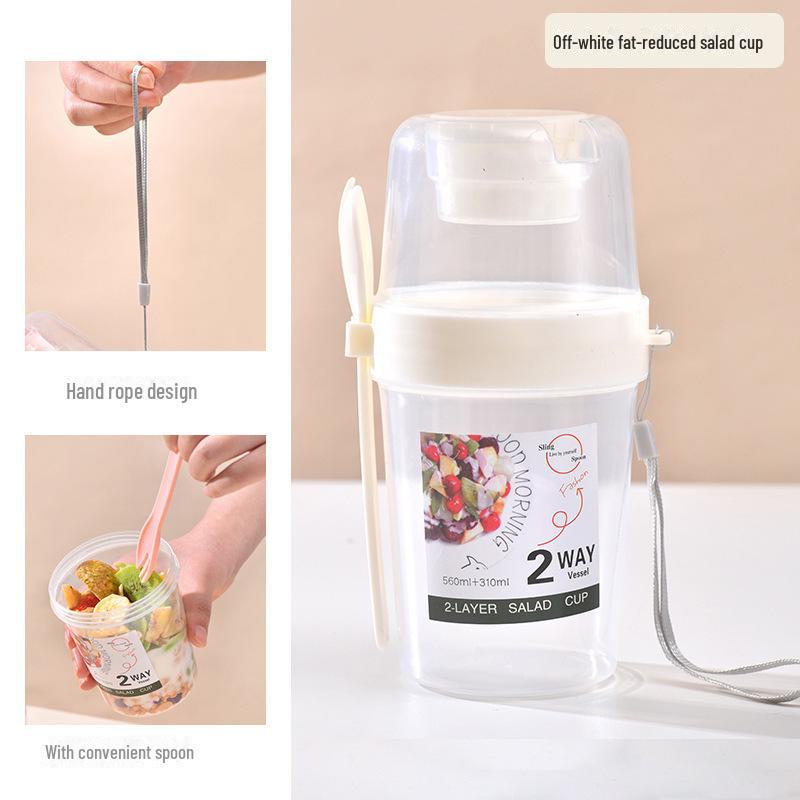 Портативная салатница для завтрака с вилкой и крышкой – банка Мейсона для легких блюд из фруктов, овощей и йогурта 860ml белый
Портативная салатница для завтрака с вилкой и крышкой – банка Мейсона для легких блюд из фруктов, овощей и йогурта 860ml белый