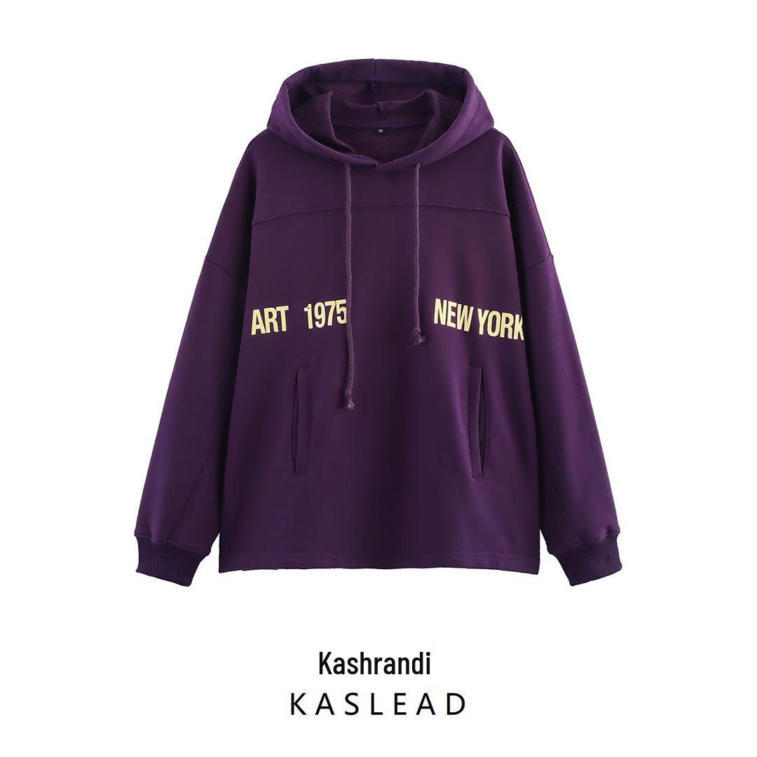 2025 Spring Women s European & American Style Versatile Printed Hooded Sweatshirt Small фиолетовый
2025 Spring Women s European & American Style Versatile Printed Hooded Sweatshirt Small фиолетовый