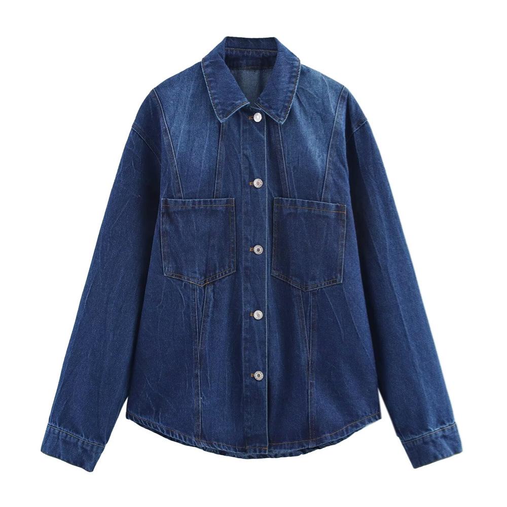 2025 Spring Women s Washed Denim Shirt - Casual Loose Fit, Versatile Long-Sleeve with Turn-Down Collar M
2025 Spring Women s Washed Denim Shirt - Casual Loose Fit, Versatile Long-Sleeve with Turn-Down Collar M