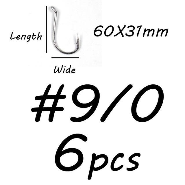 Острый крючок для осьминога из нержавеющей стали, крючки для морской рыбалки 1/0 2/0 4/0 6/0 8/0 10/0, снасти для терминала морской рыбалки #9/0
Острый крючок для осьминога из нержавеющей стали, крючки для морской рыбалки 1/0 2/0 4/0 6/0 8/0 10/0, снасти для терминала морской рыбалки #9/0