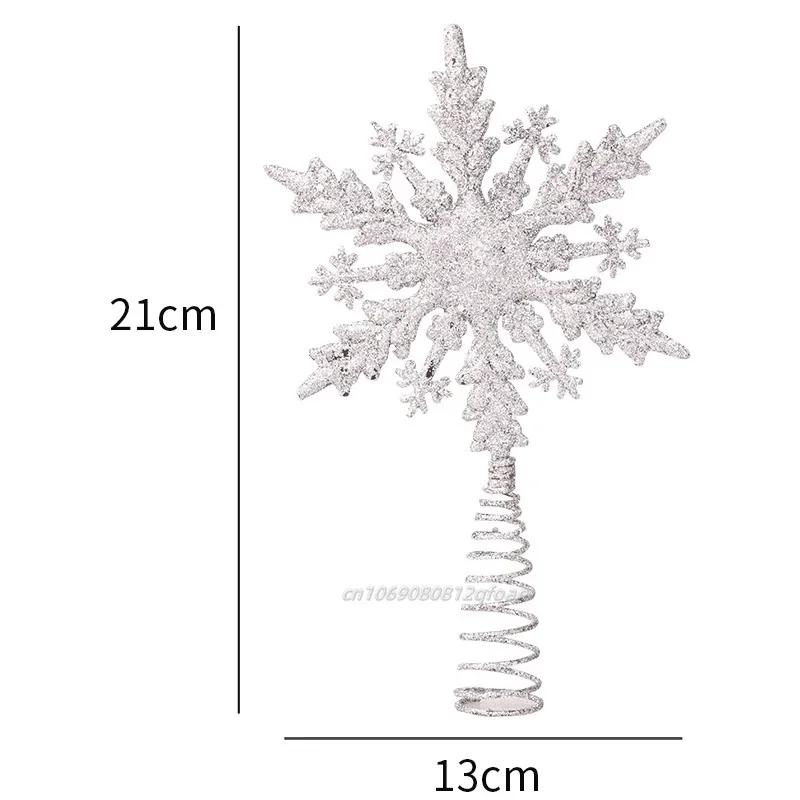 Christmas Tree Top Glitter Gold Silver Star Xmas Tree Snowflake Ornaments Christmas Decoration For Home 2025 Natal New Year 2025
Christmas Tree Top Glitter Gold Silver Star Xmas Tree Snowflake Ornaments Christmas Decoration For Home 2025 Natal New Year 2025