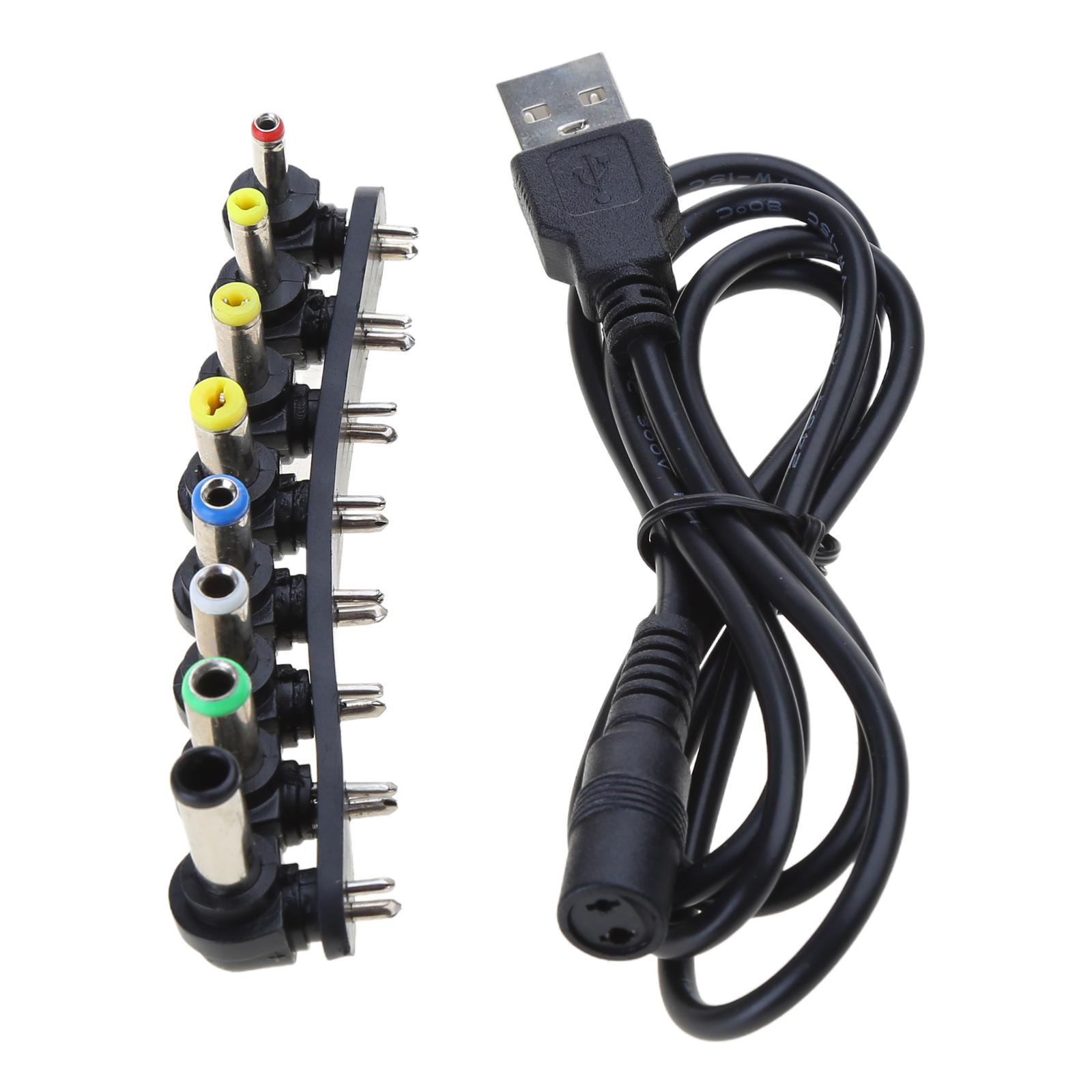 USB 5V to DC9V 12V Power Cable for Router Speaker USB to DC5.5x2.5mm 8 Jacks Charging Cable Power Cord Plug A
USB 5V to DC9V 12V Power Cable for Router Speaker USB to DC5.5x2.5mm 8 Jacks Charging Cable Power Cord Plug A