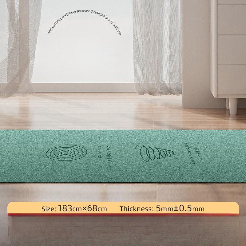 5Mm Coconut Filament PU Natural Rubber Semi-circular Sweat-absorbing Non-slip Yoga Mat Sports Fitness Dance Shop Special-shaped Mat
5Mm Coconut Filament PU Natural Rubber Semi-circular Sweat-absorbing Non-slip Yoga Mat Sports Fitness Dance Shop Special-shaped Mat