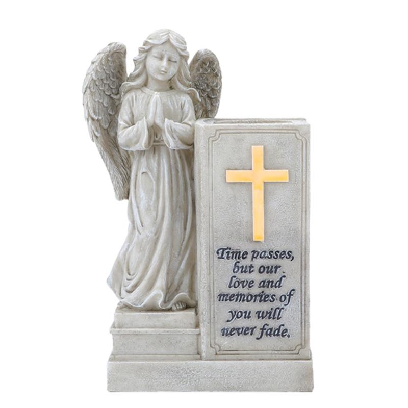 Fluorescent Angel Statues Garden Decors Resin Praying Angel Figurines Garden Memorial Angel for Lawn Yard Porch Decors 1
Fluorescent Angel Statues Garden Decors Resin Praying Angel Figurines Garden Memorial Angel for Lawn Yard Porch Decors 1