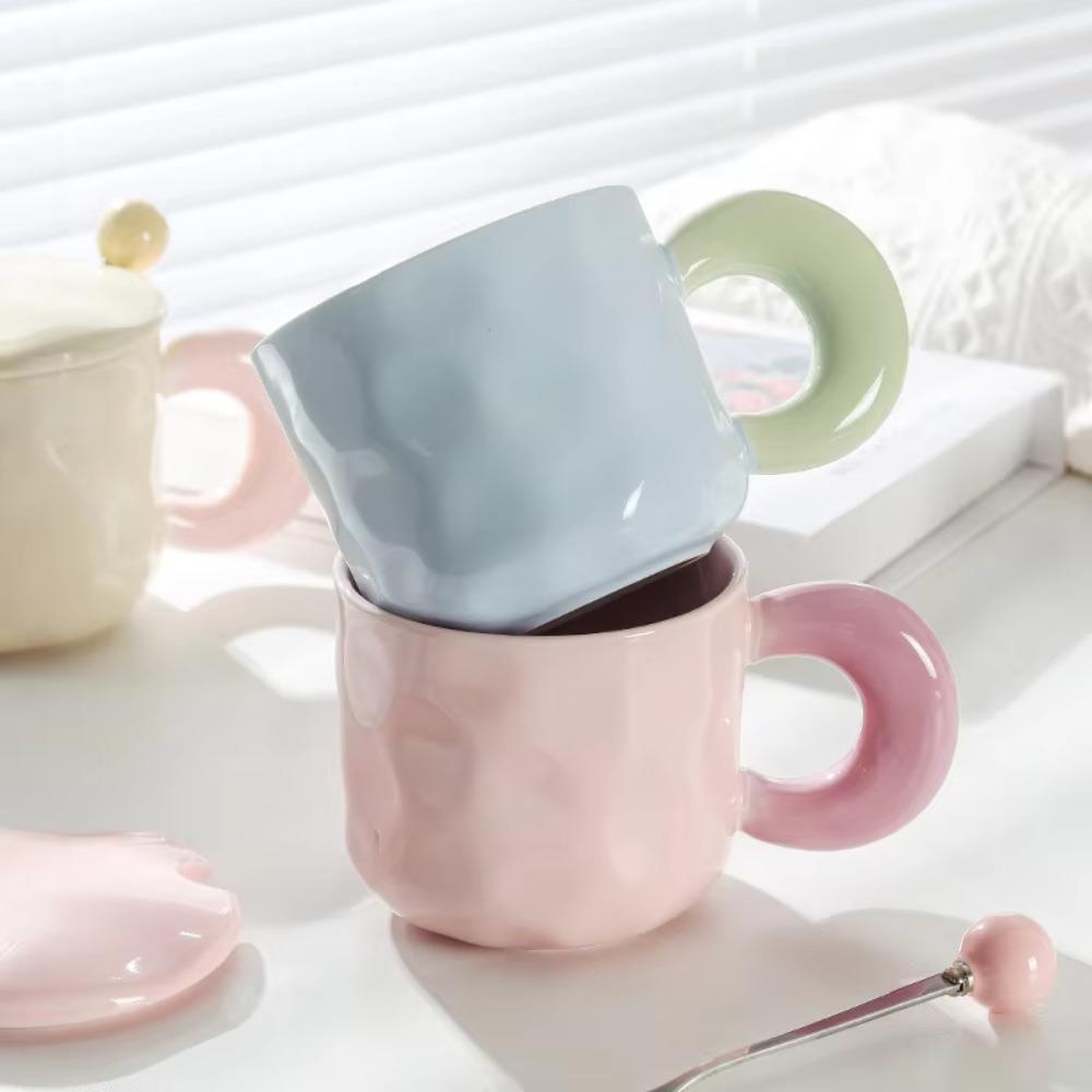 Splicing Colors Ceramic Coffee Mug with Spoon Milk Mug Creative Water Cup Home розовый
Splicing Colors Ceramic Coffee Mug with Spoon Milk Mug Creative Water Cup Home розовый