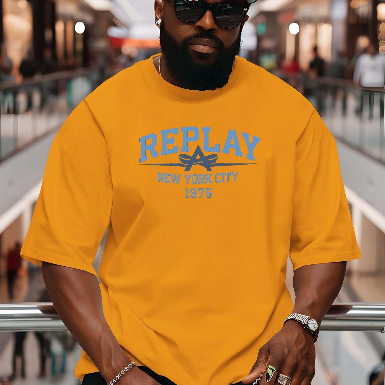 Летняя мужская хлопковая футболка с принтом Бруклина, топы, футболки, мужская модная одежда с коротким рукавом и буквами, уличная одежда Харадзюку XXXXL
Летняя мужская хлопковая футболка с принтом Бруклина, топы, футболки, мужская модная одежда с коротким рукавом и буквами, уличная одежда Харадзюку XXXXL