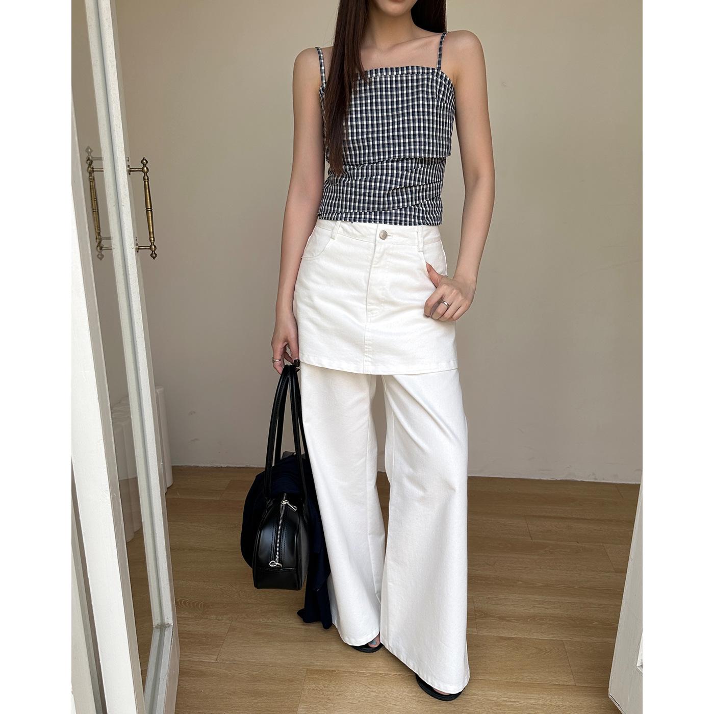 Korean Style High Waist Wide Leg Casual Women s Pants: Slimming Relaxed Fit with Faux Two-Piece Design, Perfect for Spring. L білий
Korean Style High Waist Wide Leg Casual Women s Pants: Slimming Relaxed Fit with Faux Two-Piece Design, Perfect for Spring. L білий