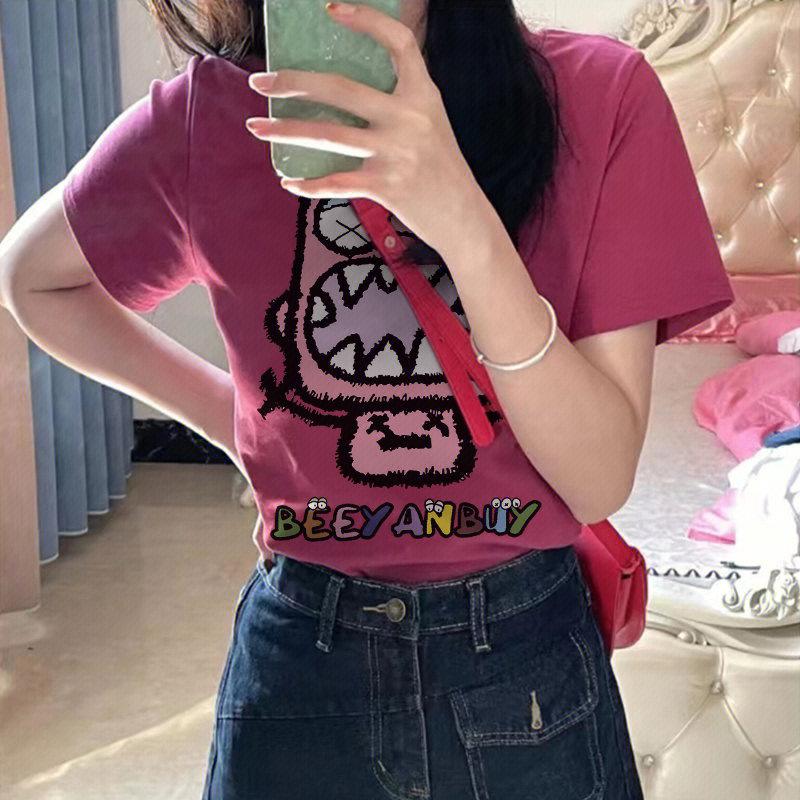 Raspberry short-sleeved t-shirt women s summer 2025 new age-reducing beautiful foreign-style pure cotton shirt slim-fitting front shoulder top S
Raspberry short-sleeved t-shirt women s summer 2025 new age-reducing beautiful foreign-style pure cotton shirt slim-fitting front shoulder top S