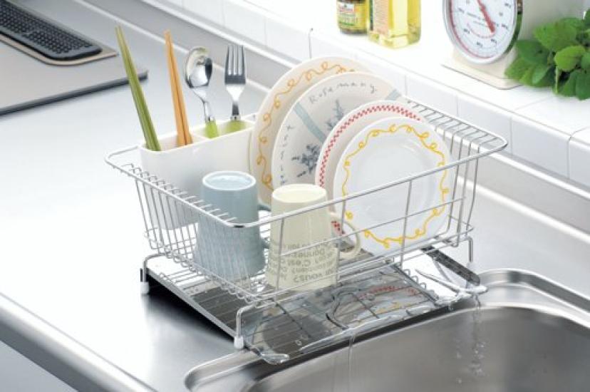 Stainless steel drainer with water slim vertical type flow,
Stainless steel drainer with water slim vertical type flow,