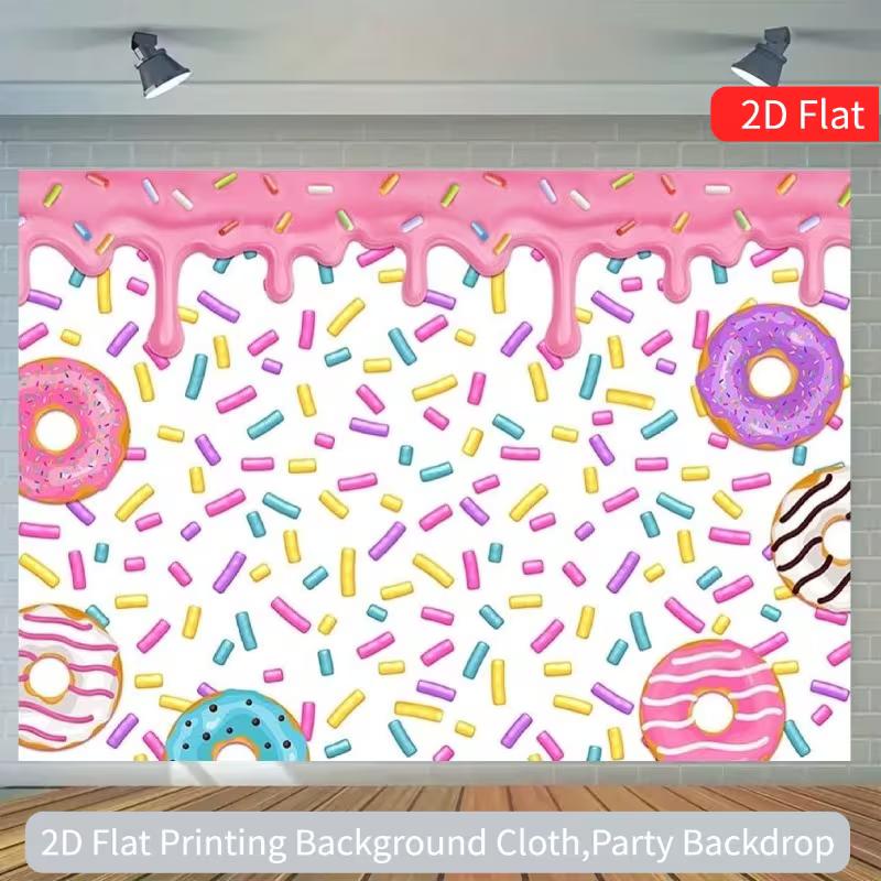 2D Donut Theme Baby Shower Party Backdrop Cloth 47.2x31.5inch/120*80cm
2D Donut Theme Baby Shower Party Backdrop Cloth 47.2x31.5inch/120*80cm