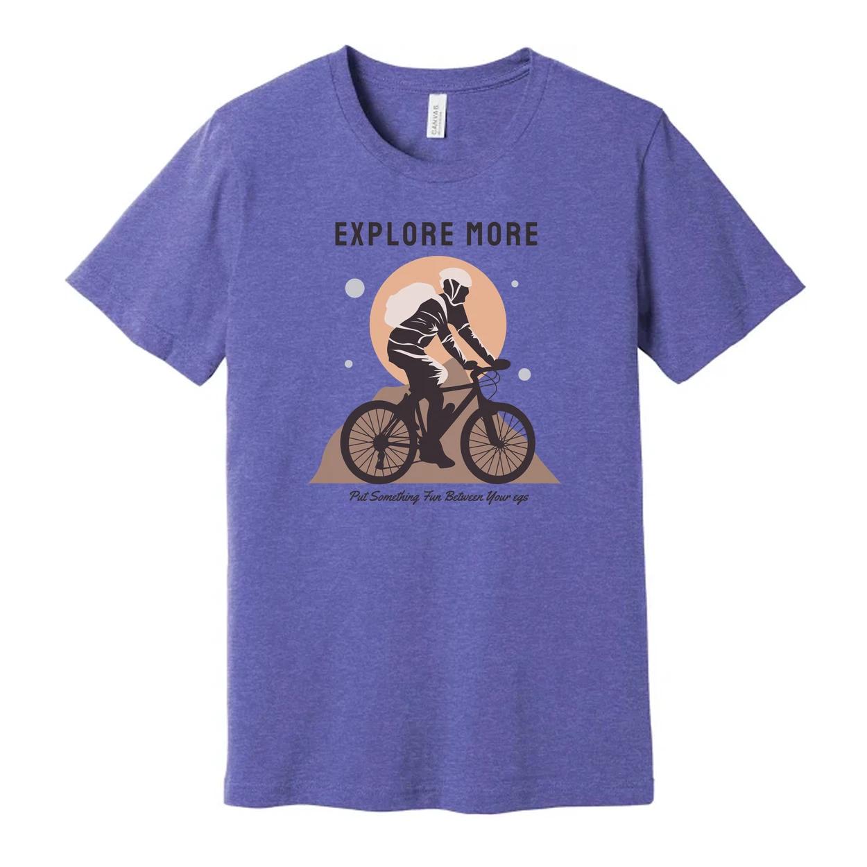 Unisex Cycling Graphic Tee With Explore More Motif Featuring A Rider On A Mounta 2XL
Unisex Cycling Graphic Tee With Explore More Motif Featuring A Rider On A Mounta 2XL