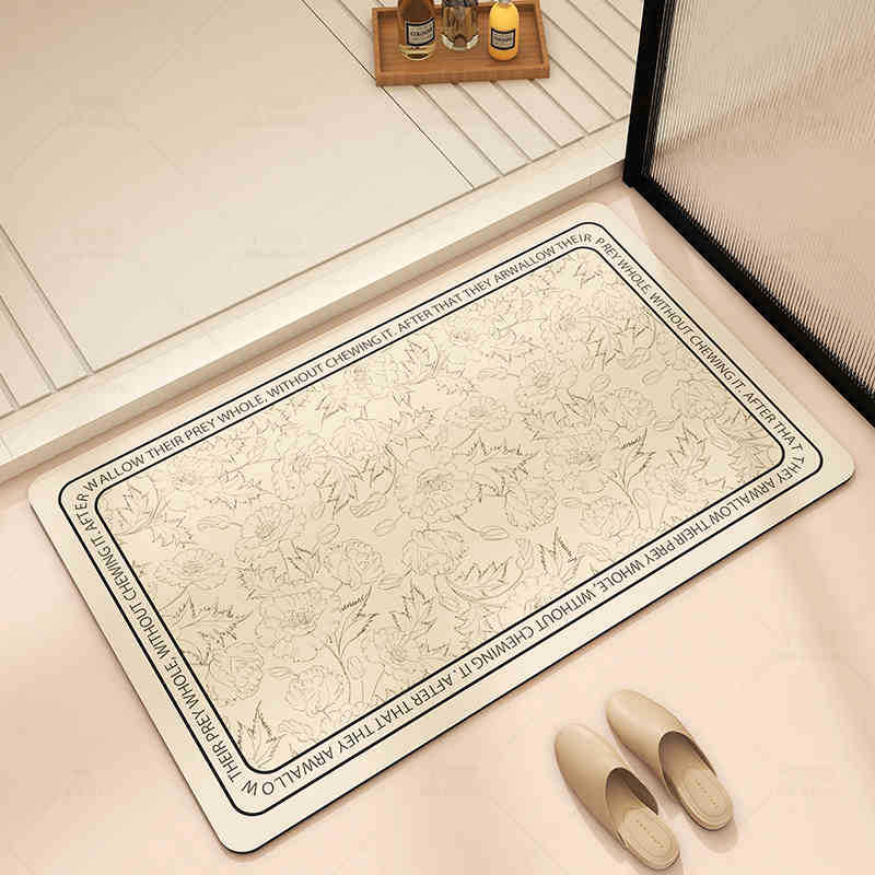 Ins Wind Diatom Mud Floor Mat Household Water Absorption Quick Drying Dirt-Resistant Foot Mat Bathroom Bathroom Bathroom Non-Slip Easy To Take Care 40 * 60Cm (diatom mud)
Ins Wind Diatom Mud Floor Mat Household Water Absorption Quick Drying Dirt-Resistant Foot Mat Bathroom Bathroom Bathroom Non-Slip Easy To Take Care 40 * 60Cm (diatom mud)