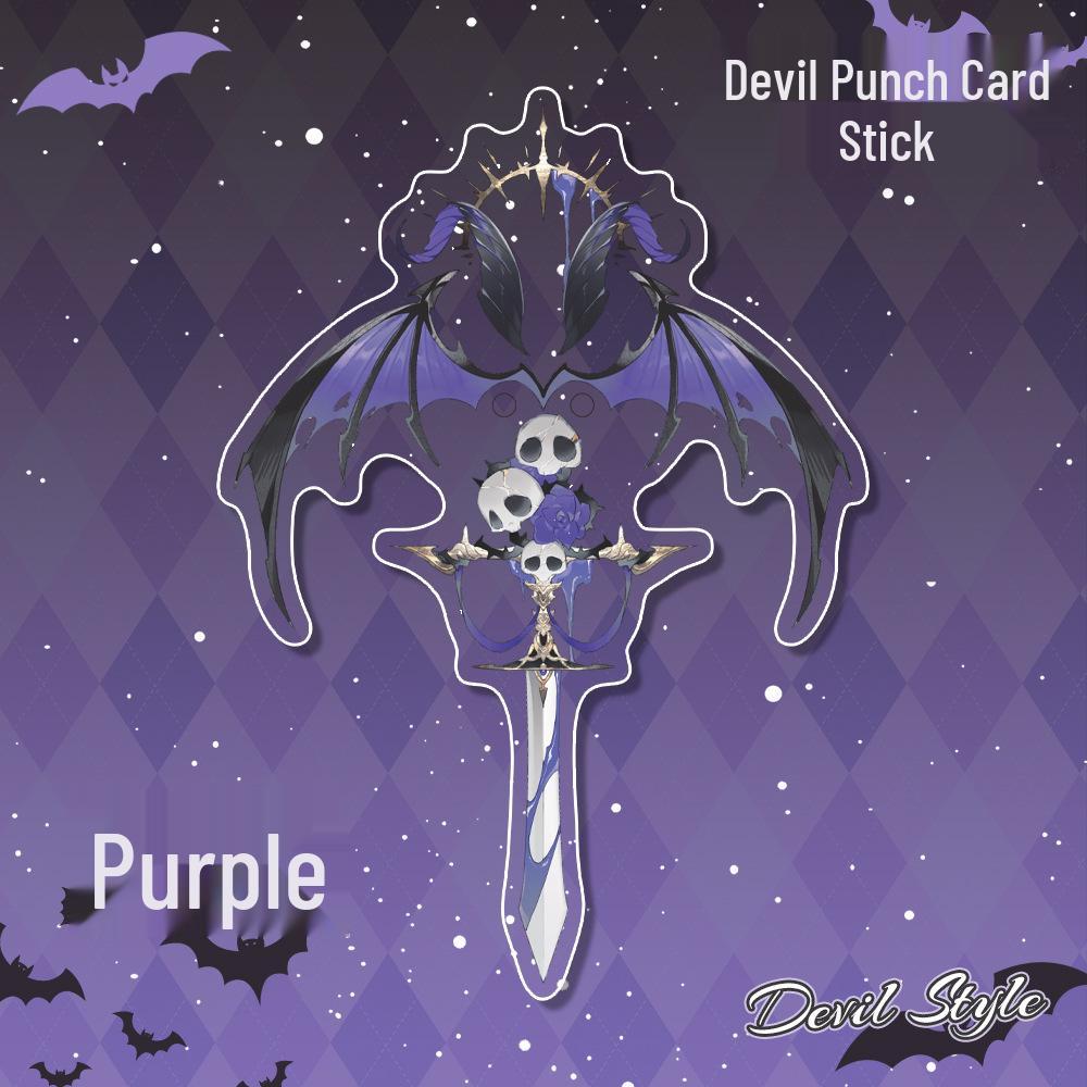 WoaMiao Demon Style Badge Pin & Card Holder with Acrylic Standee Demon Punch Card Stick
WoaMiao Demon Style Badge Pin & Card Holder with Acrylic Standee Demon Punch Card Stick
