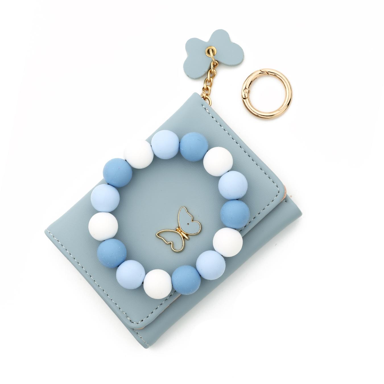 2025 Silicone Bead Bracelet Leather Card Bag Wristlet Keychain Silicone Beaded Bracelet Leather Tassel Butterfly Wallet Bangle
2025 Silicone Bead Bracelet Leather Card Bag Wristlet Keychain Silicone Beaded Bracelet Leather Tassel Butterfly Wallet Bangle