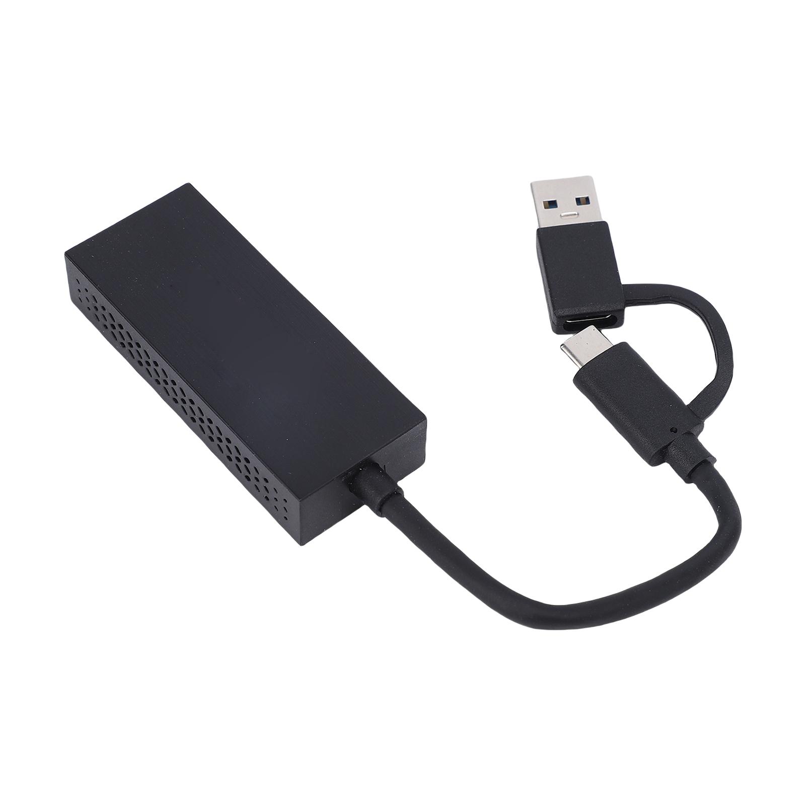 USB Type C Dual Port to RJ45 2.5G Adapter Aluminum Alloy Wired Adapter Ethernet Converter for Laptop
USB Type C Dual Port to RJ45 2.5G Adapter Aluminum Alloy Wired Adapter Ethernet Converter for Laptop