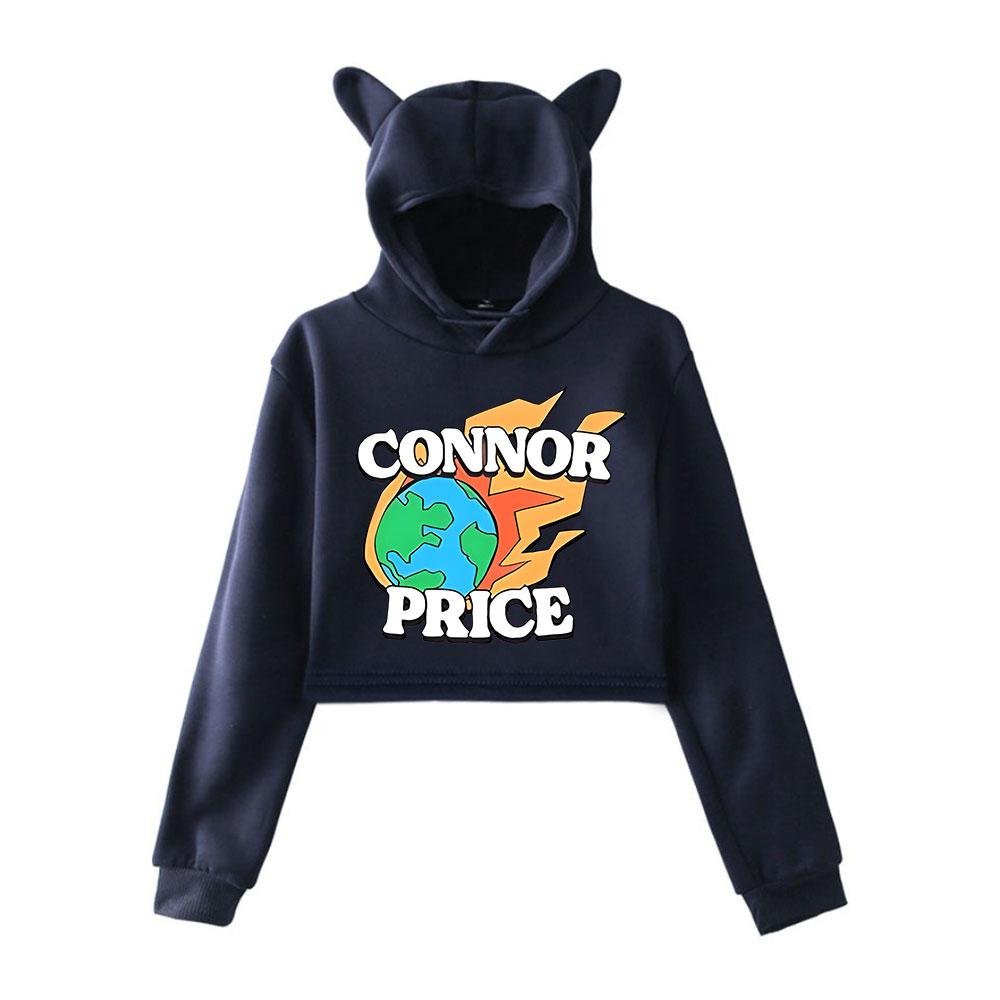 Women Sexy Connor Price Print Cropped Sweatshirts Oversize Loose Harajuku Pullovers Korean Casual Tops XXS темно-синього кольору
Women Sexy Connor Price Print Cropped Sweatshirts Oversize Loose Harajuku Pullovers Korean Casual Tops XXS темно-синього кольору