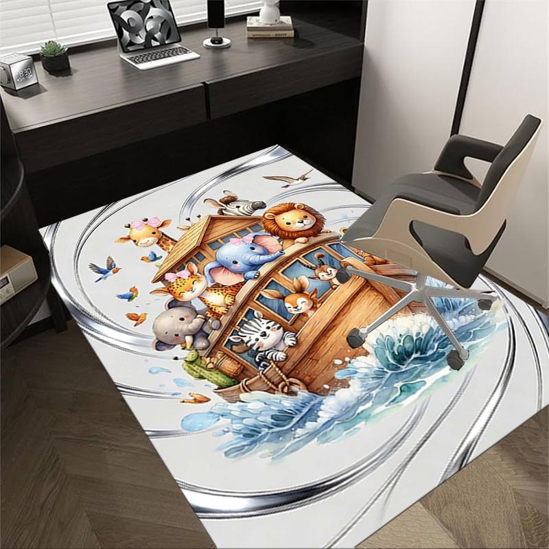 1PC Noah s Ark Animals Anti-slip carpet, suitable for Office, bedroomand playrooms. It can also be used as a sofa footrest cover-W104 60cm by 90cm
1PC Noah s Ark Animals Anti-slip carpet, suitable for Office, bedroomand playrooms. It can also be used as a sofa footrest cover-W104 60cm by 90cm