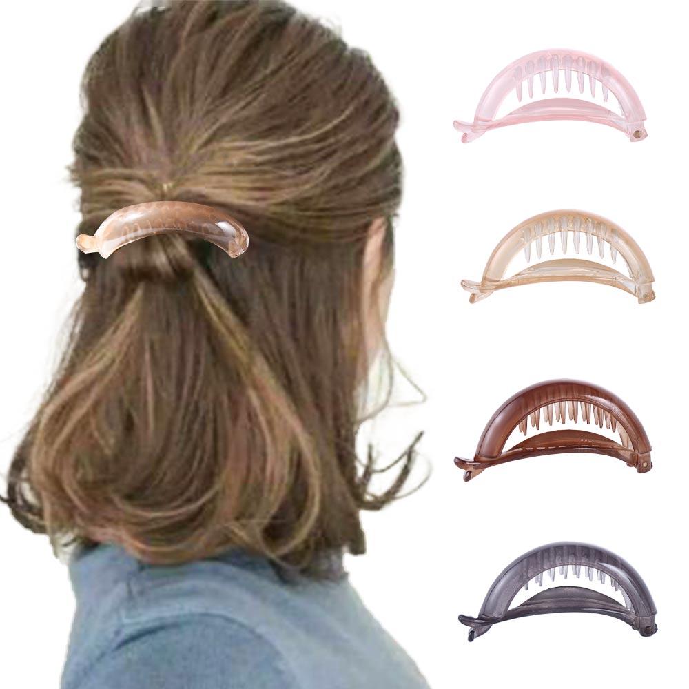 Gift Hair Accessories Transparent Plastic Banana Clip Ponytail Holder Hair Claws Hair Clips сірий
Gift Hair Accessories Transparent Plastic Banana Clip Ponytail Holder Hair Claws Hair Clips сірий
