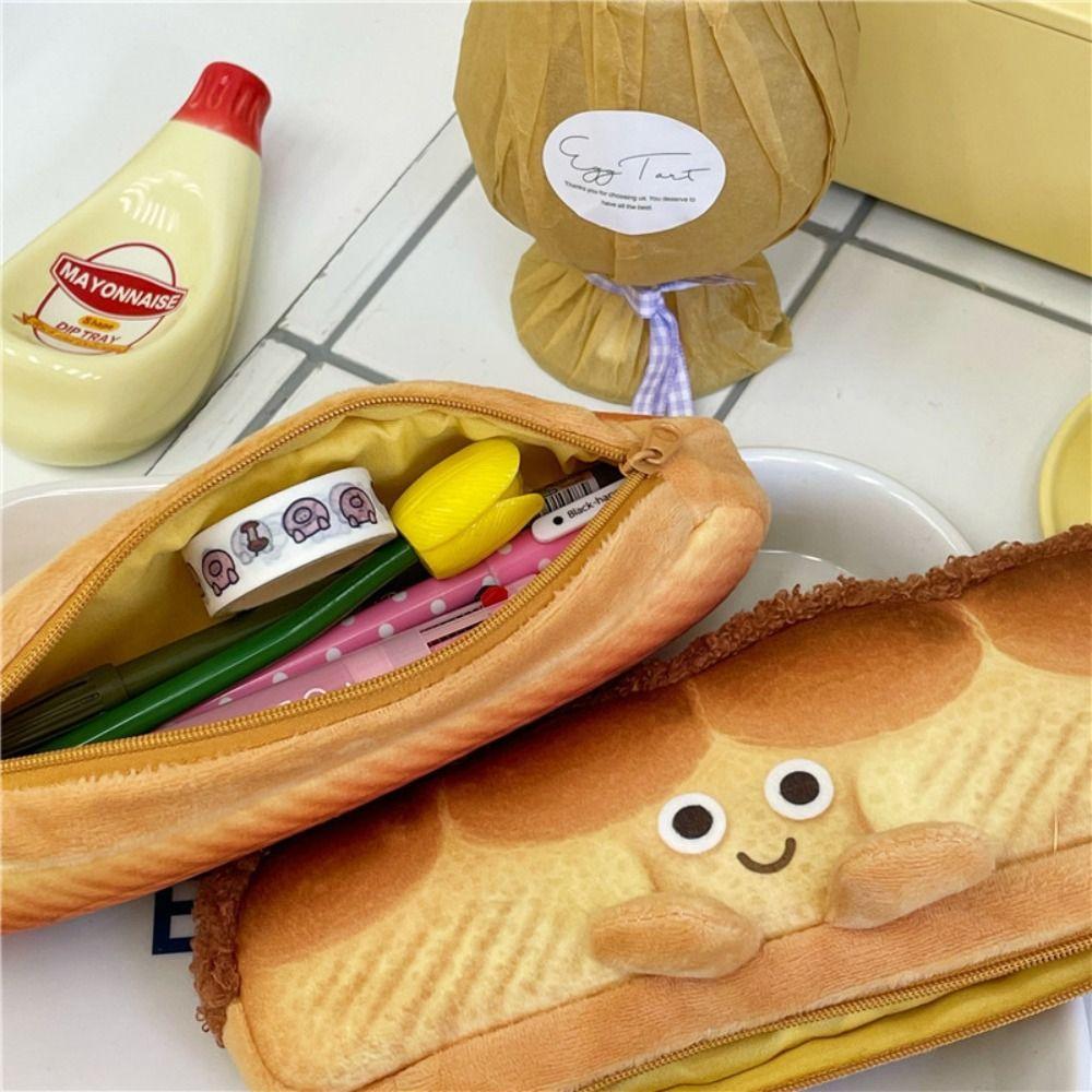Toast Bread Pen Box Bread Toast Pencil Case Stationery Box Plush Pen Pouch Student Gift style 3
Toast Bread Pen Box Bread Toast Pencil Case Stationery Box Plush Pen Pouch Student Gift style 3