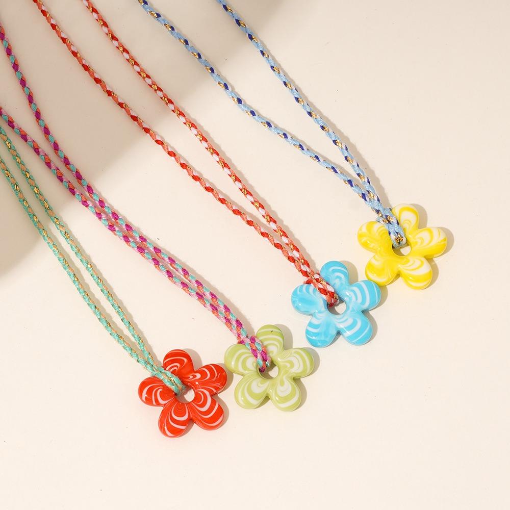 Childishness Coloured Glaze Pendant Necklace Colorful Floral Chain Choker Sea Beach жовтий
Childishness Coloured Glaze Pendant Necklace Colorful Floral Chain Choker Sea Beach жовтий