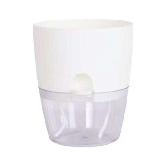 Self Watering Flowerpot Plant Pot with Clear Water Reservoir Wick Ropes Modern Tabletop Plant Pot for Indoor Plants S белый
Self Watering Flowerpot Plant Pot with Clear Water Reservoir Wick Ropes Modern Tabletop Plant Pot for Indoor Plants S белый