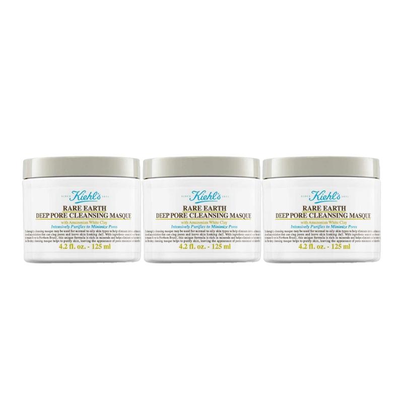 Kiehl s Rare Earth Deep Pore Cleansing Masque 125ml*3
Kiehl s Rare Earth Deep Pore Cleansing Masque 125ml*3