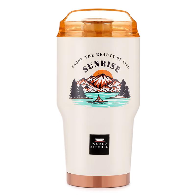 WORLD KITCHEN 450ml Insulated Coffee Tumbler
WORLD KITCHEN 450ml Insulated Coffee Tumbler