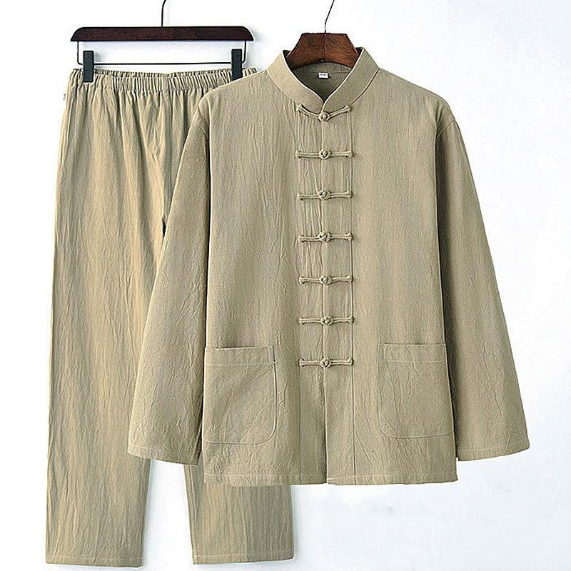 Tang Suit Men s Buddhist Chinese Style Chinese Style Clothing Cotton Linen Suit Ancient Style Two-piece Spring and Autumn Lay Clothes Elastic Waist 4XL вина червоного кольору
Tang Suit Men s Buddhist Chinese Style Chinese Style Clothing Cotton Linen Suit Ancient Style Two-piece Spring and Autumn Lay Clothes Elastic Waist 4XL вина червоного кольору
