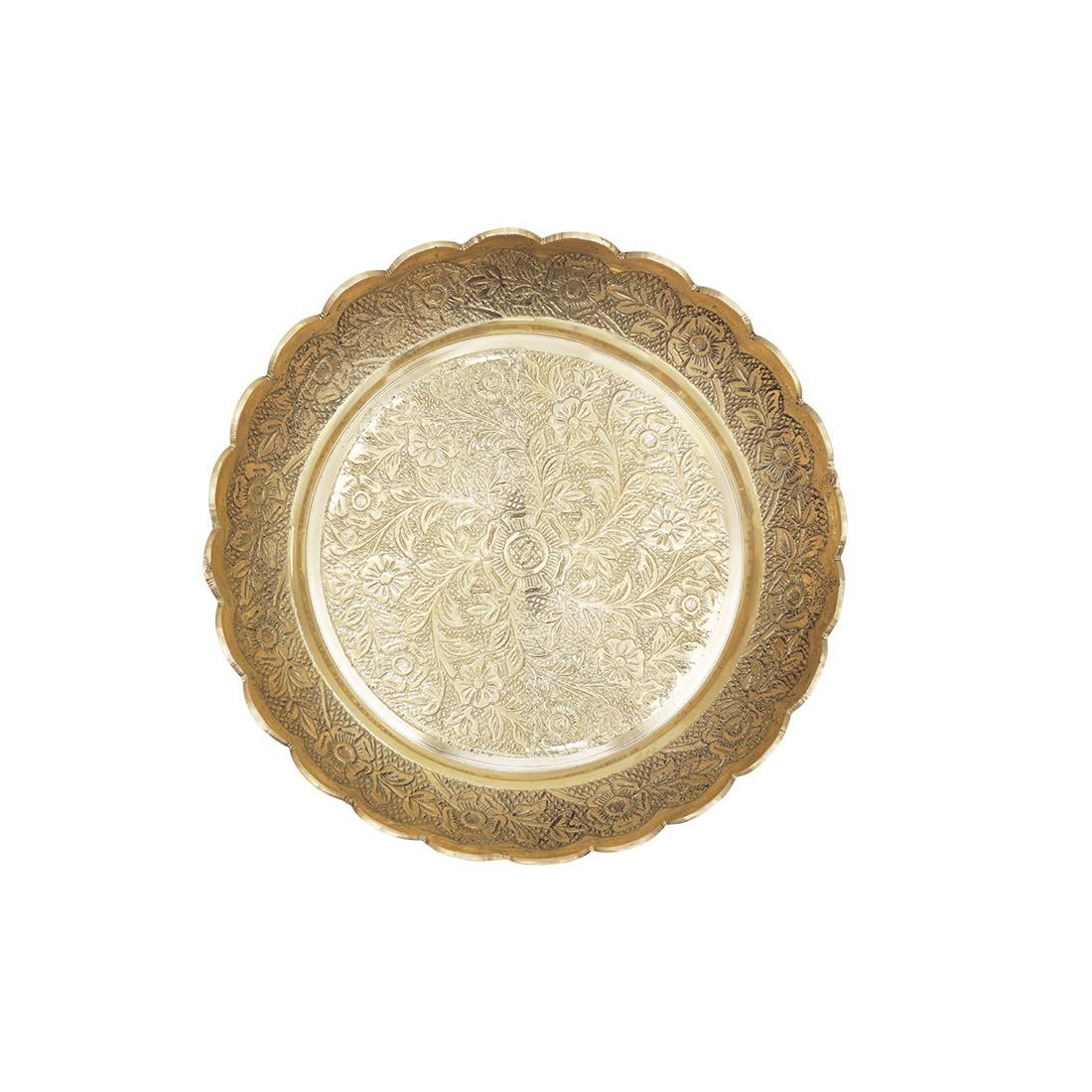Nitya Brass Prasadam Vastu Nakshi Plate – 219g | Handmade Engraved Brass Bhog Thali for Pooja | Decorative Puja Plate
Nitya Brass Prasadam Vastu Nakshi Plate – 219g | Handmade Engraved Brass Bhog Thali for Pooja | Decorative Puja Plate