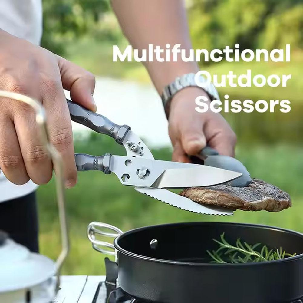 Multifunctional Detachable scissors Kitchen scissors Portable For Outdoor Camping Fishing Multipurpose gardening tools D5B3 чорний
Multifunctional Detachable scissors Kitchen scissors Portable For Outdoor Camping Fishing Multipurpose gardening tools D5B3 чорний