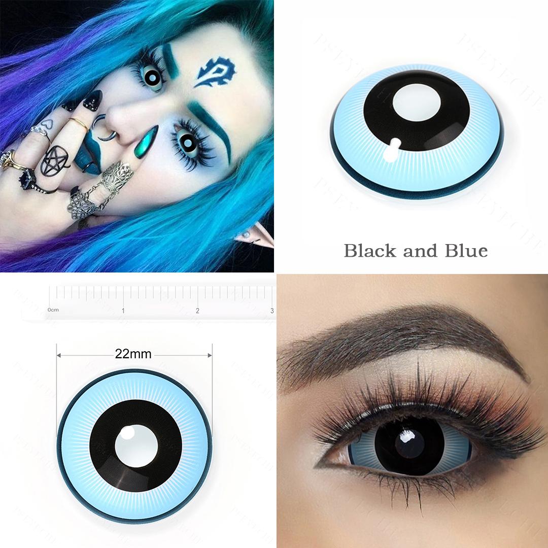 22MM Triple Iris Mummy Epic Sclera Lenses Crazy Halloween Контактні лінзи Повне око Orochimaru Catra Cosplay Contacts синій
22MM Triple Iris Mummy Epic Sclera Lenses Crazy Halloween Контактні лінзи Повне око Orochimaru Catra Cosplay Contacts синій