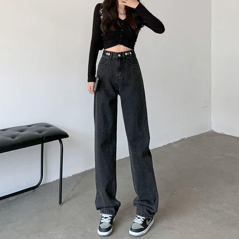 High-Waisted Wide-Leg Slimming Jeans for Petite Women, Floor-Length, Loose Fit, Plus Sizes, Ideal for Spring/Summer. S (90-100 lbs)
High-Waisted Wide-Leg Slimming Jeans for Petite Women, Floor-Length, Loose Fit, Plus Sizes, Ideal for Spring/Summer. S (90-100 lbs)