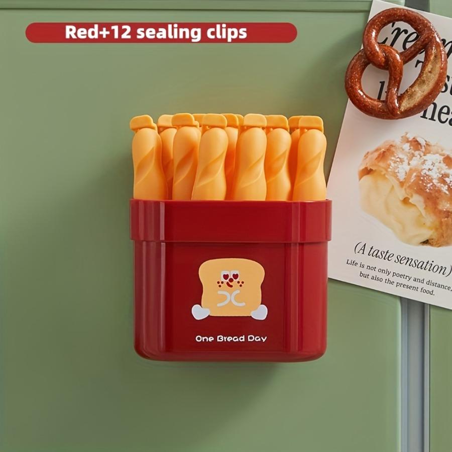 12pcs Chips Clip Strong Sealed Food Bag Clip Snack Bread Slice Reusable Kitchen Storage Accessory Tight Seal Snack Bag Clips красный
12pcs Chips Clip Strong Sealed Food Bag Clip Snack Bread Slice Reusable Kitchen Storage Accessory Tight Seal Snack Bag Clips красный