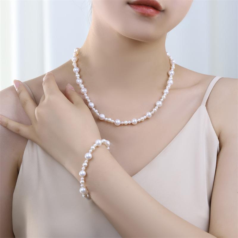 Ожерелье из натурального пресноводного жемчуга, браслет, ожерелье, модное ожерелье, воротник-цепочка, темперамент, минималистичный орнамент
Ожерелье из натурального пресноводного жемчуга, браслет, ожерелье, модное ожерелье, воротник-цепочка, темперамент, минималистичный орнамент