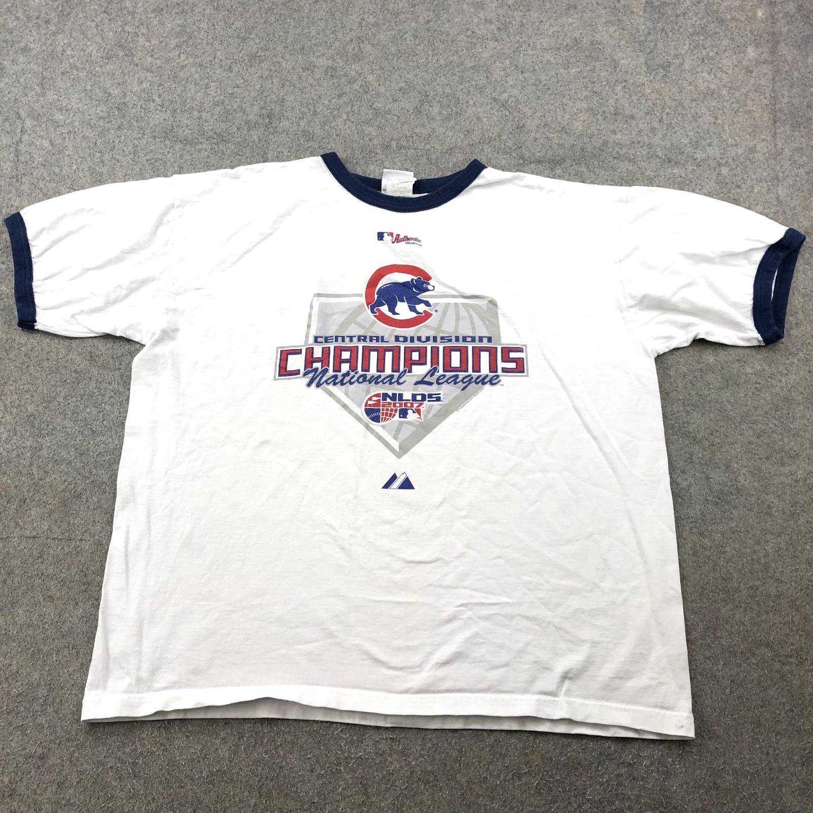 Vintage Chicago Cubs Shirt Mens XL White NLCS Champions Short Sleeve Ringer Y2K 4XL
Vintage Chicago Cubs Shirt Mens XL White NLCS Champions Short Sleeve Ringer Y2K 4XL