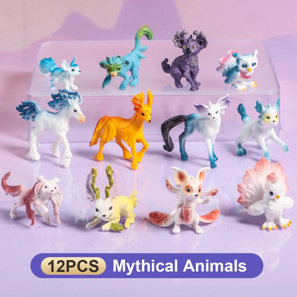 12 Миниатюрных моделей мистических животных; Милый и причудливый мультяшный набор новинок-игрушек-украшений для украшения офисного стола
12 Миниатюрных моделей мистических животных; Милый и причудливый мультяшный набор новинок-игрушек-украшений для украшения офисного стола